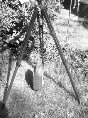 Water container stabilisation
